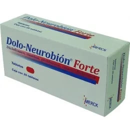 DOLO NEUROBION FORTE CAJA X 20 TABLETAS RECUBIERTAS - Ecofarma
