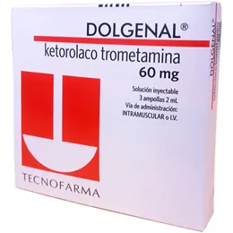 DOLGENAL 30 MG CAJA X 3 AMPOLLAS - Ecofarma