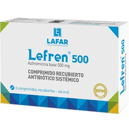 LEFREN 500 MG CAJA X 6 COMPRIMIDOS - Ecofarma