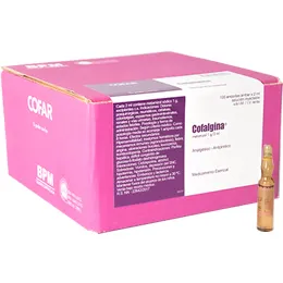 COFALGINA METAMIZOL 1 G CAJA X 100 AMPOLLAS - Ecofarma