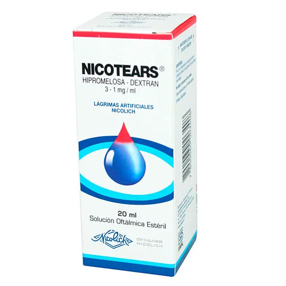 NICOTEARS COLIRIO X 20 ML - Ecofarma