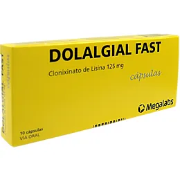 DOLALGIAL FAST 125 MG CAJA X 10 CAPSULAS - Ecofarma