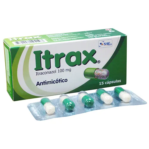ITRAX 100 MG CAJA X 15 CAPSULAS - Ecofarma
