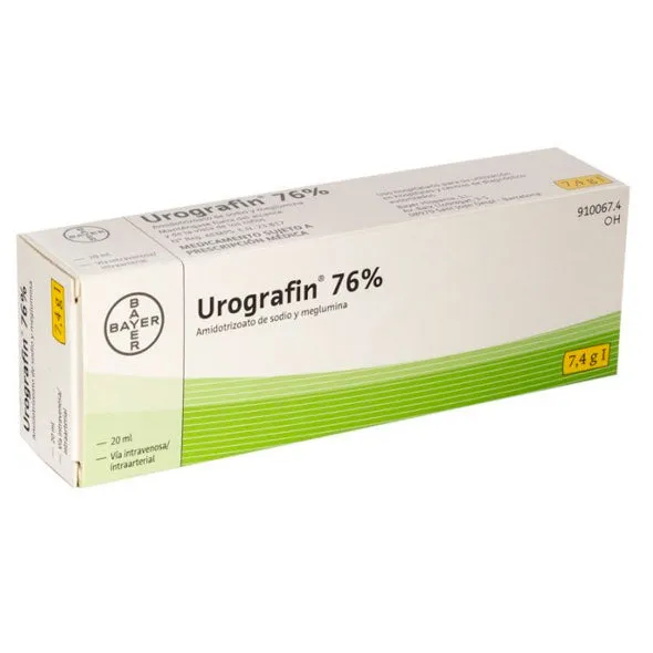 UROGRAFINA 76% AMPOLLA X 20 ML - Ecofarma