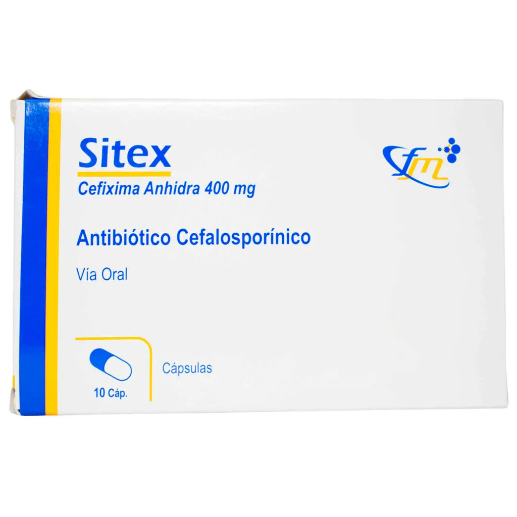 SITEX TD 400 MG CAJA X10 TABLETAS DISPERSABLES - Ecofarma