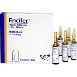 ENCIFER 100 MG CAJA X 5 AMPOLLAS - Ecofarma