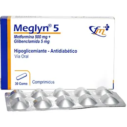 MEGLYN 5 CAJA X 30 COMPRIMIDOS - Ecofarma
