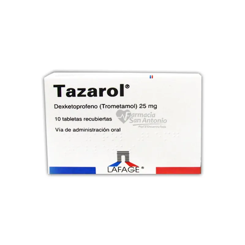 TAZAROL COMPRIMIDOS CAJA X 30 TABLETAS - Ecofarma