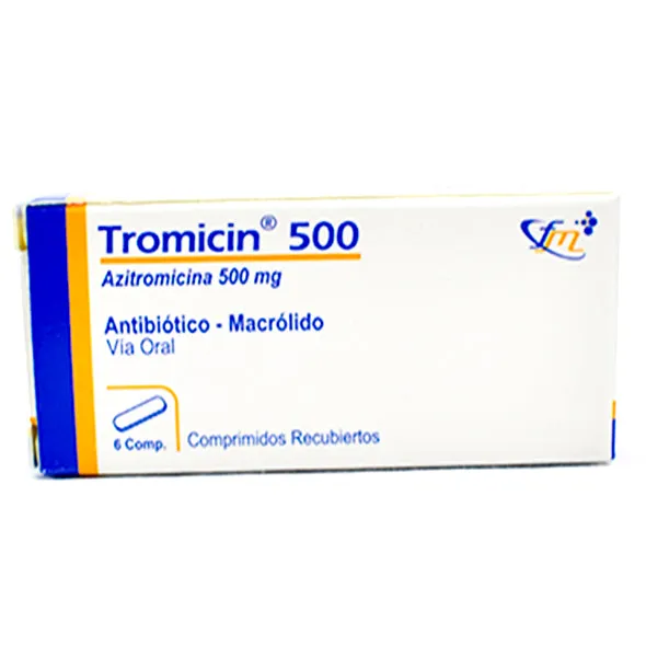 TROMICIN 500 MG CAJA X 6 COMPRIMIDOS - Ecofarma