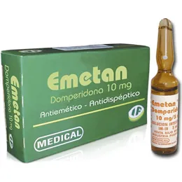 EMETAN A 10 MG CAJA X 10 AMPOLLAS - Ecofarma