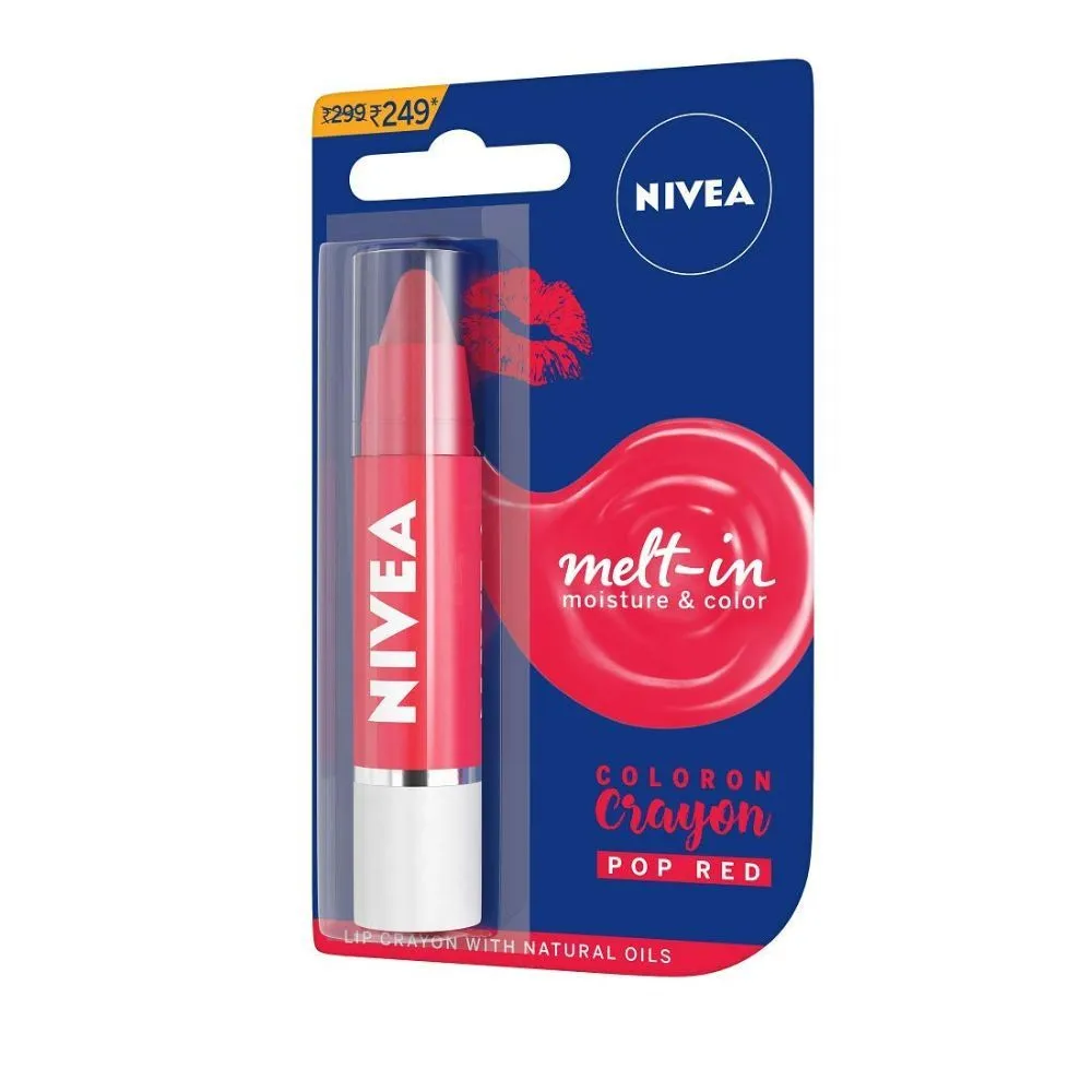 LABELLO NIVEA CRAYON RED PASSION X 3 G - Ecofarma