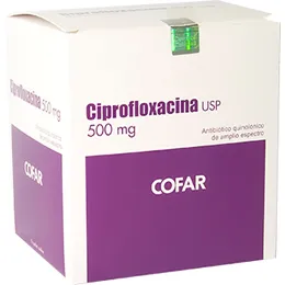 CIPROFLOXACINA 500 MG CAJA X 320 COMPRIMIDOS - Ecofarma