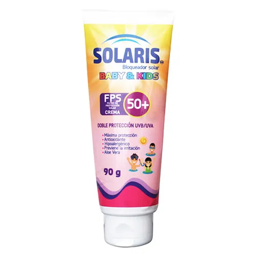 SOLARIS BLOQUEADOR  SOLAR BABY KIDS FPS-50+ CREMA X 90 G - Ecofarma