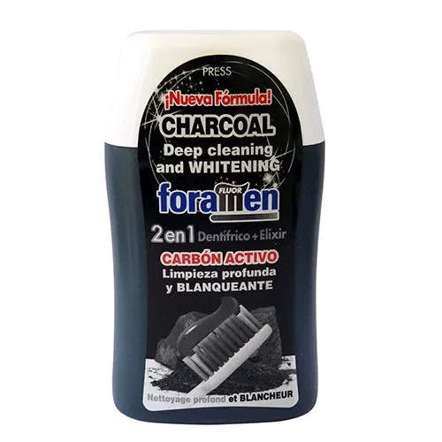 FORAMEN WHITENING 2 EN 1 DENTRIFICO CARBON X100 ML - Ecofarma