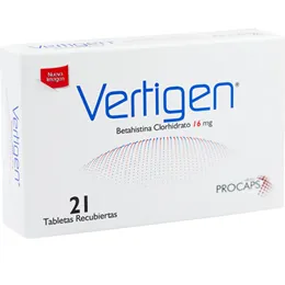 VERTIGEN 16 MG CAJA X 21 COMPRIMIDOS - Ecofarma