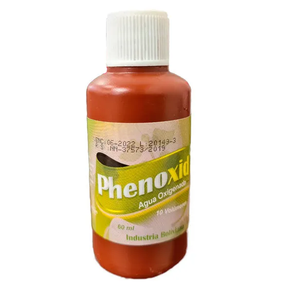 PHENOXID AGUA OXIGENADA  FCO X 60 ML. - Ecofarma