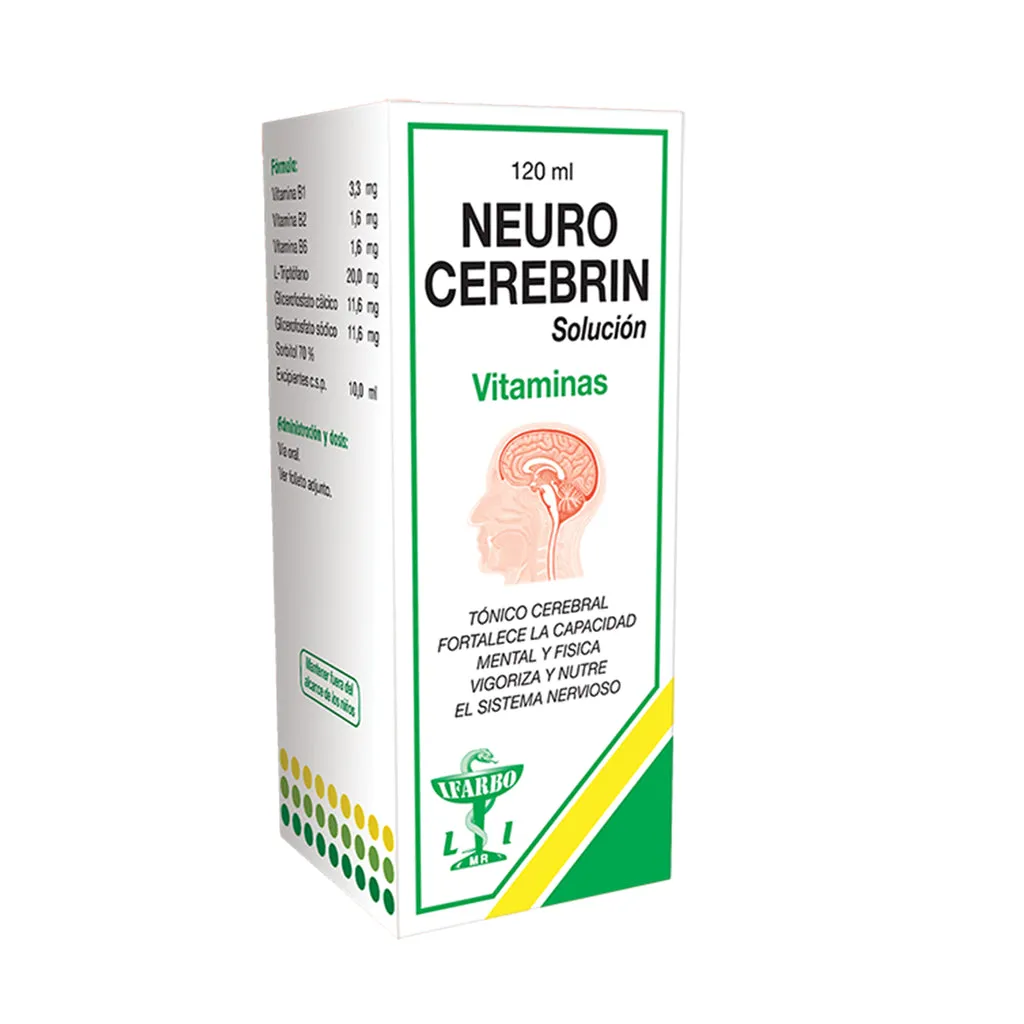 NEUROCEREBRIN  JARABE FCO X 120 ML - Ecofarma