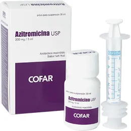 AZITROMICINA 200 MG SUSPENCION FCO X 30 ML - Ecofarma