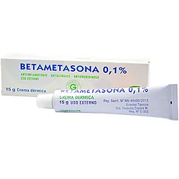BETAMETASONA 0.1 % CREMA DERMICA TUBO X 15 G - Ecofarma