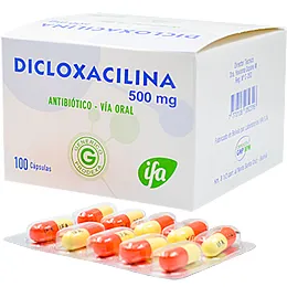 DICLOXACILINA 500 MG CAJA X 100 CAPSULAS - Ecofarma