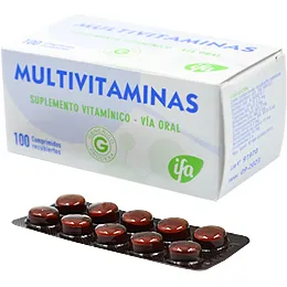 MULTIVITAMINAS CAJA X 100 COMPRIMIDOS - Ecofarma