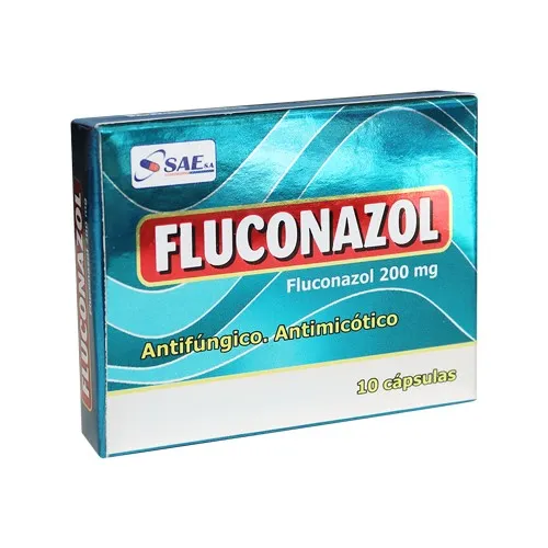 FLUCONAZOL 200 MG CAJA 10 CAPSULAS - Ecofarma