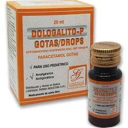 DOLOGALITO P 100 MG/ML GOTAS X 30 ML - Ecofarma
