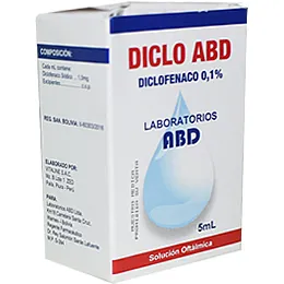 DICLO ABD DICLOFENACO  SOLUCION   OFTALMICA X 5 ML - Ecofarma