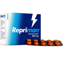 REPRIMAN METAMIZOL 500 MG CAJA X 100 COMPRIMIDOS - Ecofarma