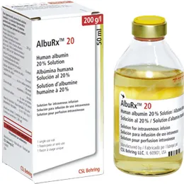 ALBURX 20% ALBUMINA X 1 VIAL - Ecofarma