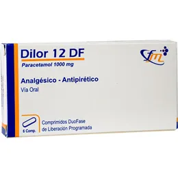 DILOR 12 DF CAJA X 6 COMPRIMIOS - Ecofarma