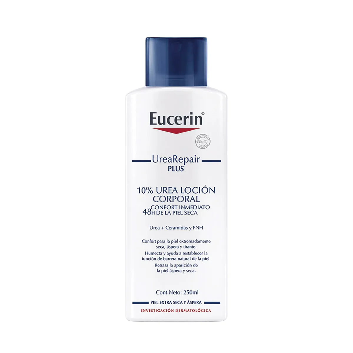 EUCERIN UREA 10 % LOCION CORPORAL PIEL SECA X 250 ML - Ecofarma