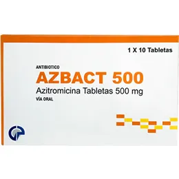 AZBACT 500 MG CAJA X 10 COMPRIMIDOS - Ecofarma