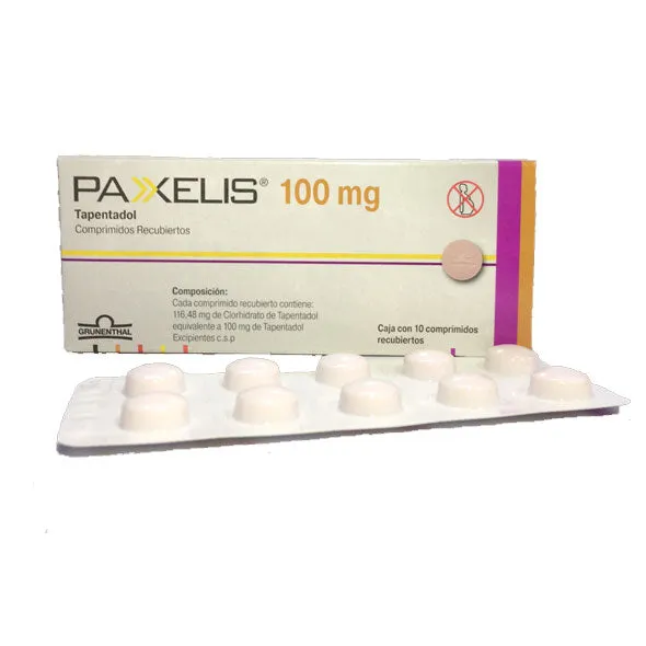 PAXELIS 100 MG CAJA X 10 COMPRIMIDOS - Ecofarma