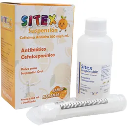 SITEX 100 MG SUSPENSION FCO X 100 ML - Ecofarma