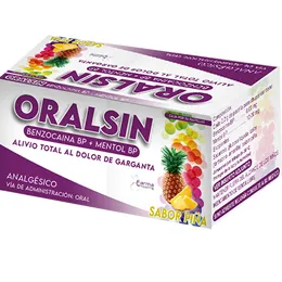 ORALSIN FRAMBUEZA CAJA X 56 PASTILLAS - Ecofarma