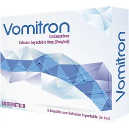 VOMITRON ONDASETRON  SOLUCION      INYECTABLE  8MG CAJA X 5 AMPOLLAS - Ecofarma