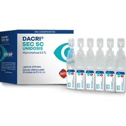 DACRI SEC SC UNIDOSIS 0.5 ML - Ecofarma
