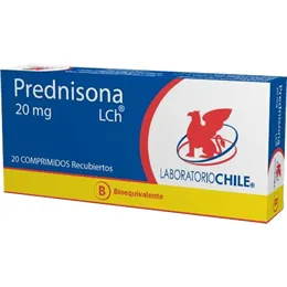 PREDNISONA 20 MG CAJA X 20 COMPRIMIDOS - Ecofarma