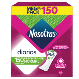 NOSOTRAS DIARIOS DESODORANTE CAJA X 150 UNID - Ecofarma