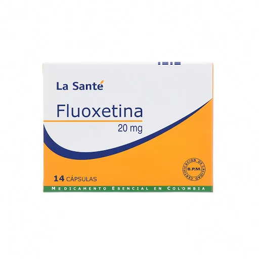 FLUOXETINA 20 MG CAJA X 14 CAPSULAS - Ecofarma