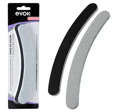 LIMA DE UÑAS EVOK PROFECIONAL X 12 PIEZAS - Ecofarma