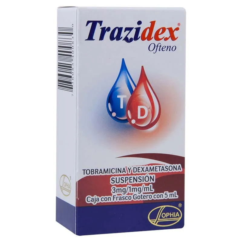 TRAZIDEX OFTENO TD SUSP. OFTALMICA X 5 ML - Ecofarma