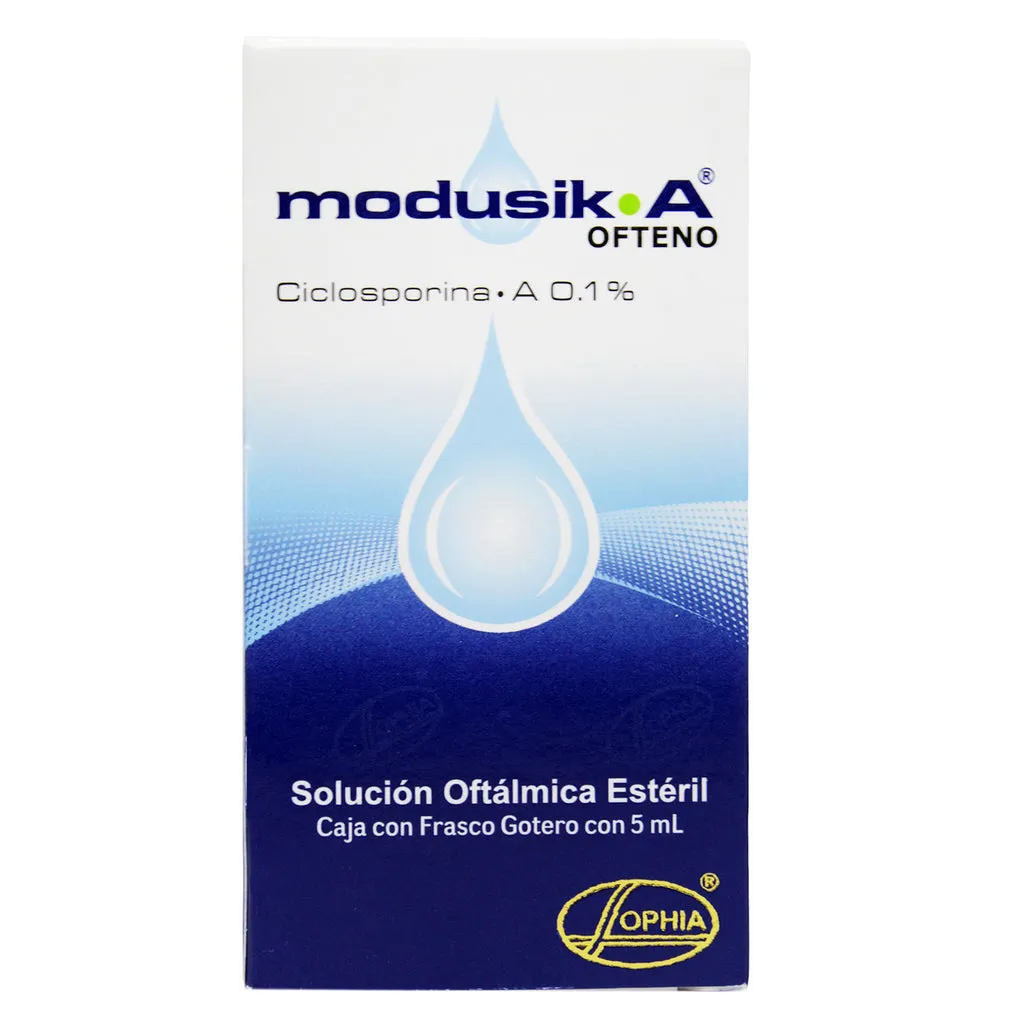 MODUSIK A 0.1%  OFTENO COLIRIO X 5 ML - Ecofarma