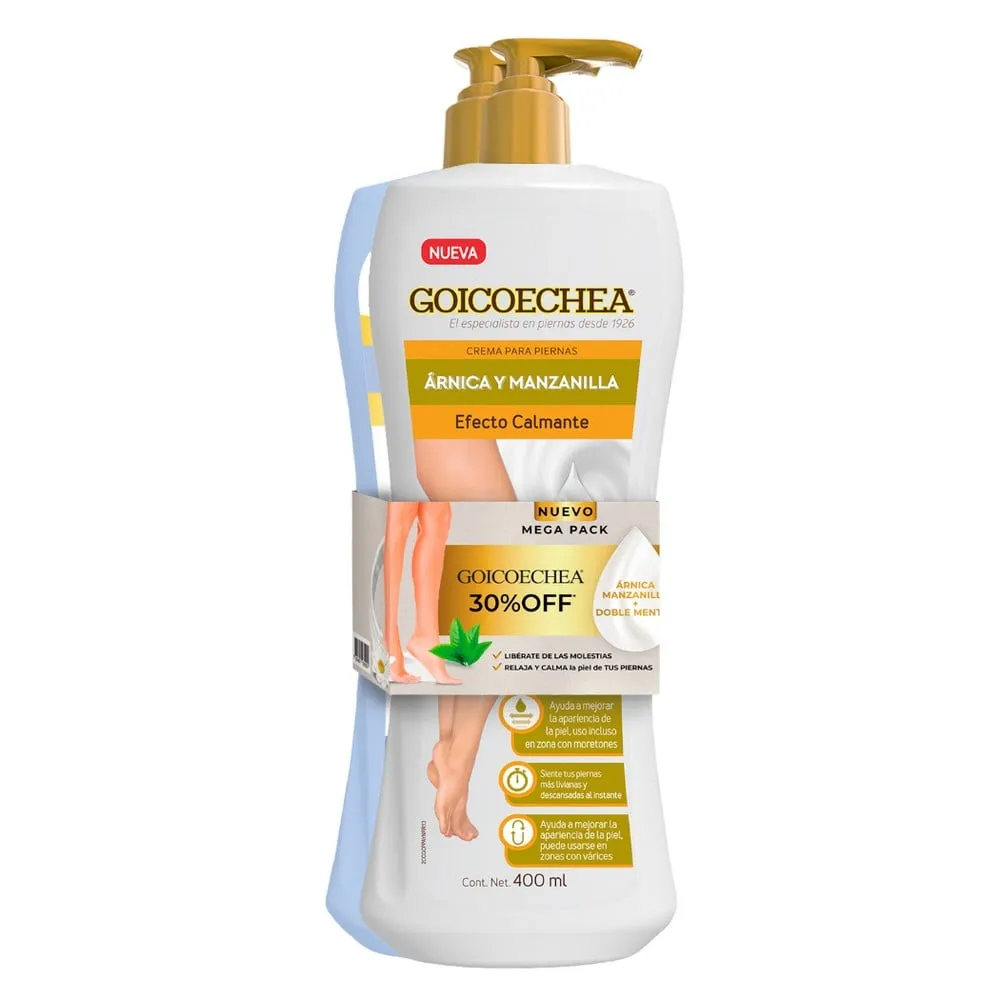 GOICOECHEA CREMA PACK DOBLE MENTO + ARNICA MANZANILLA - Ecofarma