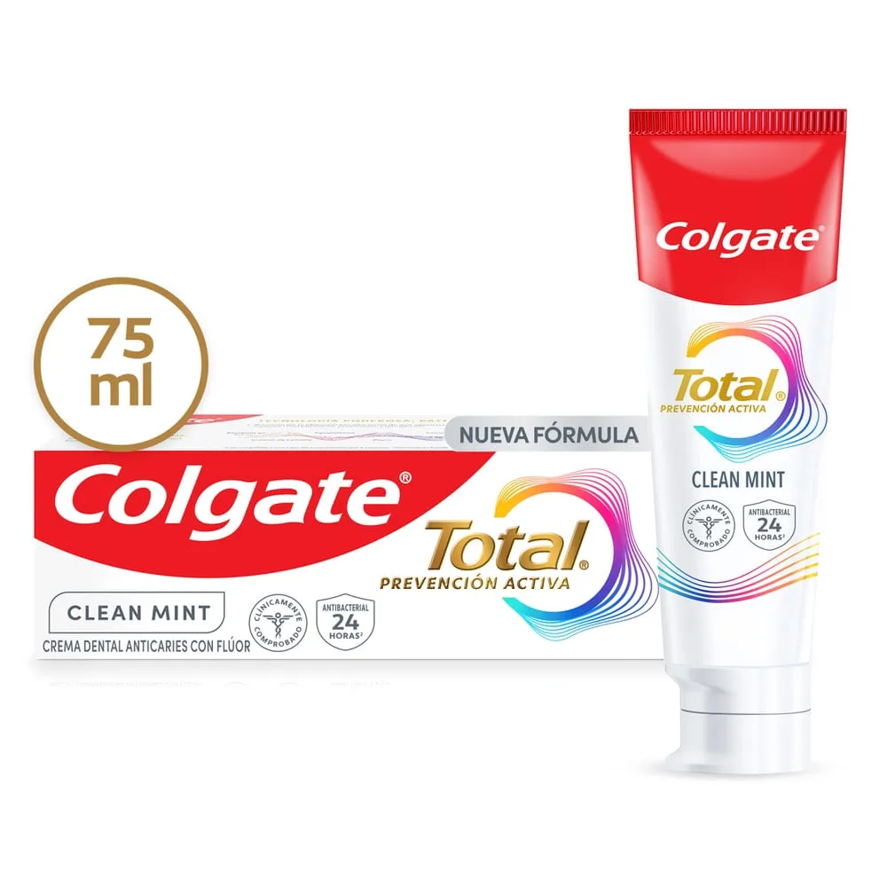 CREMA DENTAL COLGATE TOTAL 12 CLEAN MINT X 75 ML - Ecofarma
