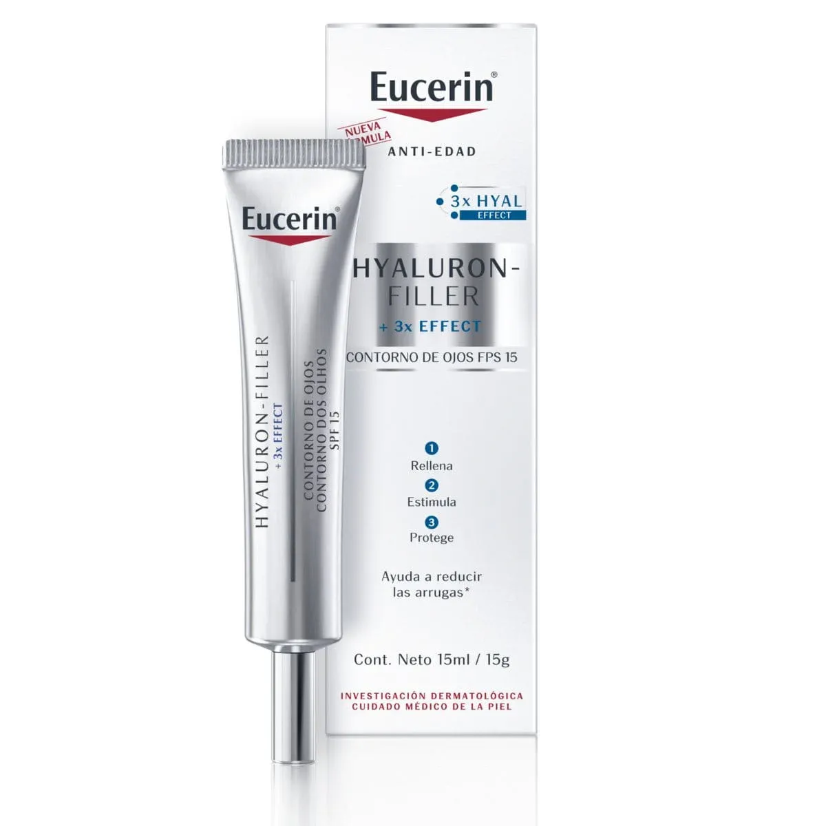EUCERIN HYALURON FILLER CREMA CONTORNO DE OJOS X 15ML - Ecofarma