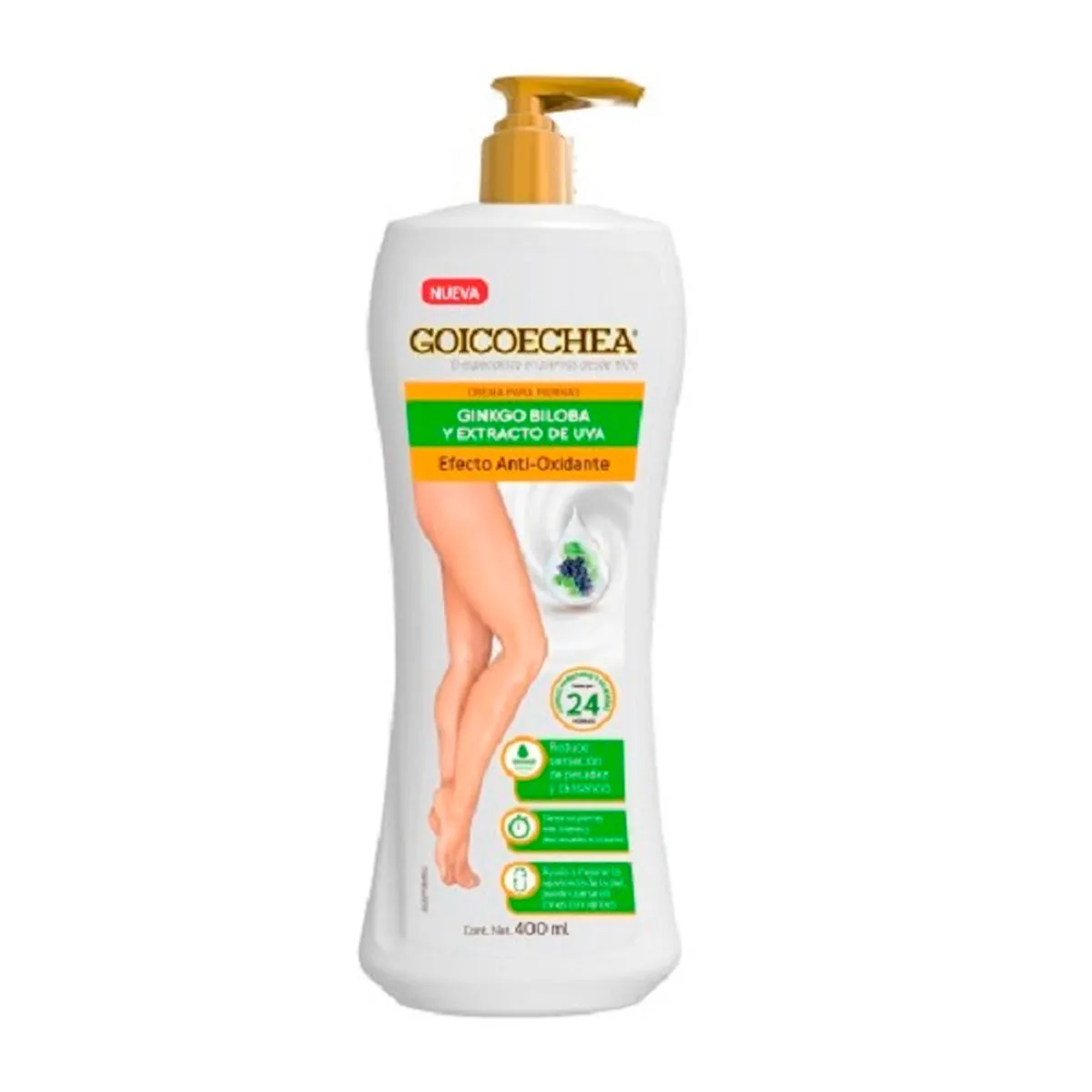 GOICOECHEA GINGO BILOBA Y EXTRACTO DE UVA X 400 ML - Ecofarma