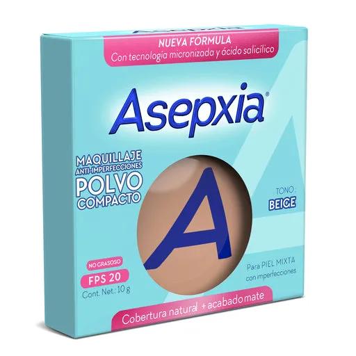 ASEPXIA MAQUILLAGE TONO MEDIO BEIGE POLVO X 10 G - Ecofarma