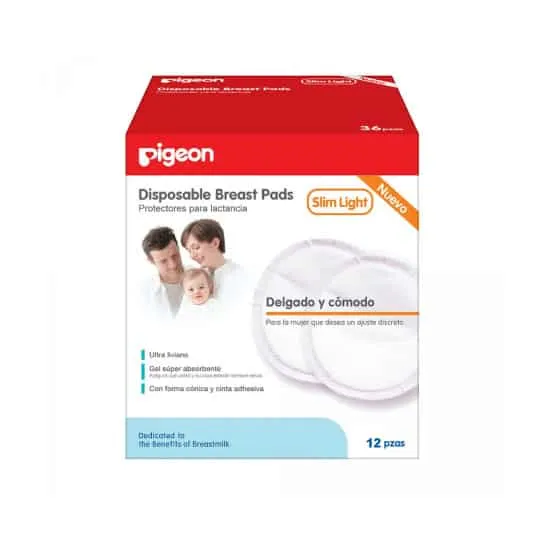 PROTECTOR DE LACTANCIA PIGEON X 12 PZS - Ecofarma